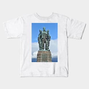 Commando Memorial - Spean Bridge, Highlands of Scotland Kids T-Shirt